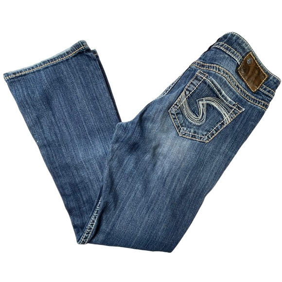 Silver Jeans Natsuki Boot Stretch  Blue Size 29 W29/L31 - Picture 4 of 14